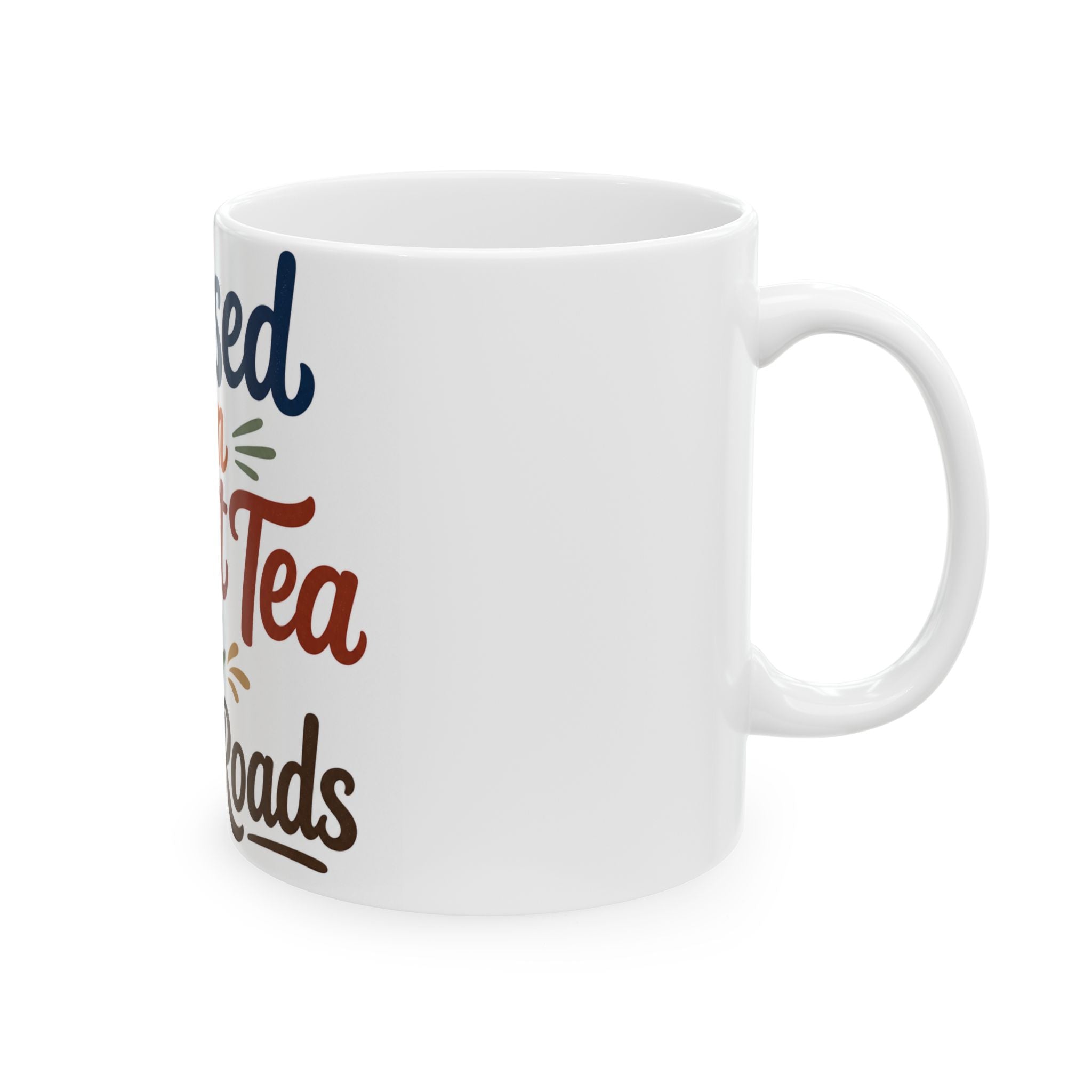 Country Roads Coffee Mug | Raised On Sweet Tea & Dirt Roads | Rural Life Gift Mug